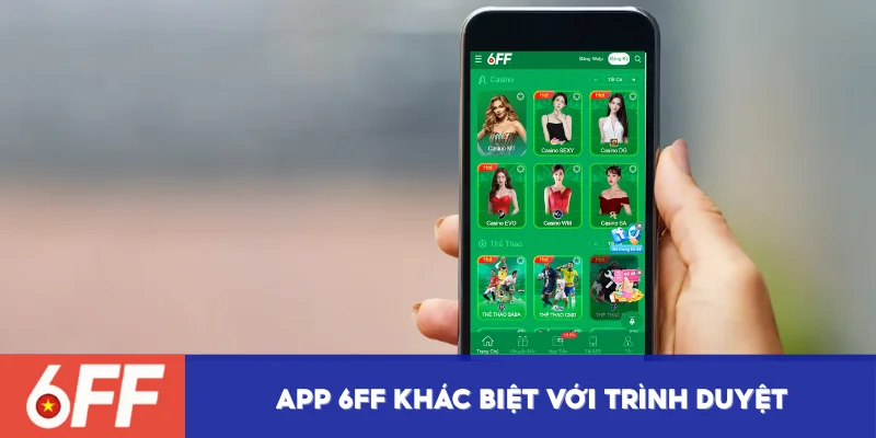 6FF app khác biệt