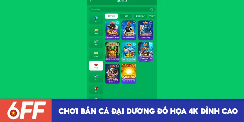 Bắn cá online tại 6FF