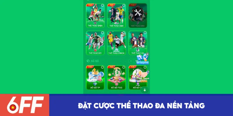 Cược thể thao đa nền tảng