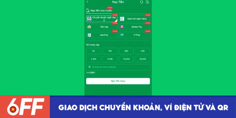 Giao dịch qua ví điện tử, ngân hàng